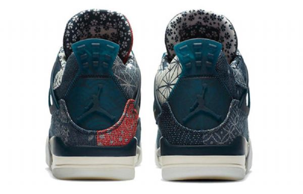 Nike Air Jordan 4 Retro Se Basketball Sko Til Mænd Mørkeblå Blå