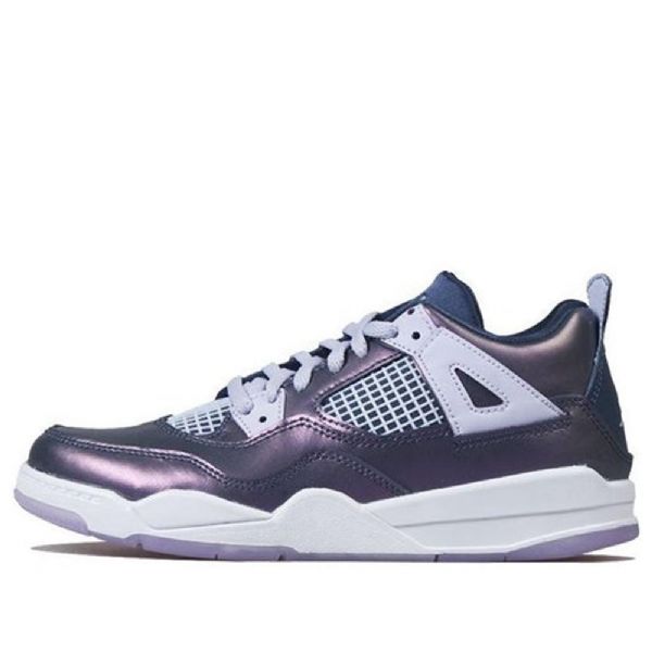 Nike Air Jordan 4 Retro Se Ps Basketball Sko Til Børn Blå