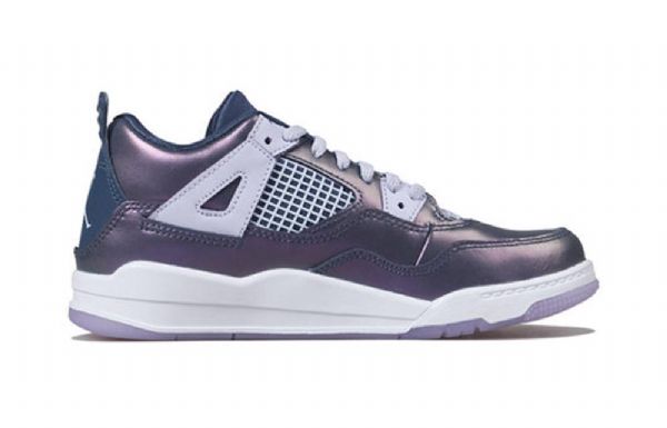 Nike Air Jordan 4 Retro Se Ps Basketball Sko Til Børn Blå