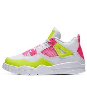 Nike Air Jordan 4 Retro Se Ps Basketball Sko Til Mænd Hvid Citron