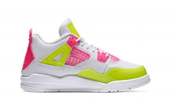 Nike Air Jordan 4 Retro Se Ps Basketball Sko Til Mænd Hvid Citron