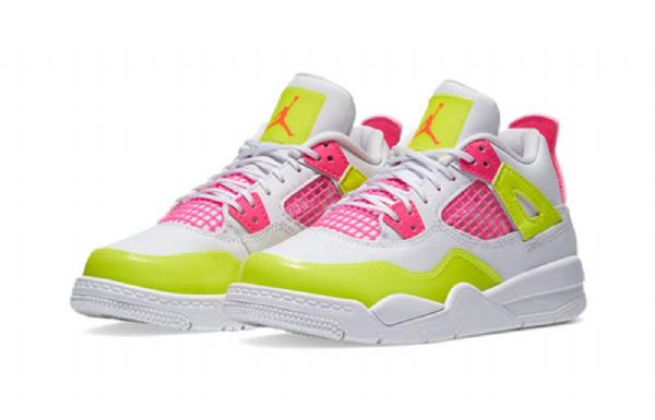 Nike Air Jordan 4 Retro Se Ps Basketball Sko Til Mænd Hvid Citron