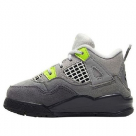 Nike Air Jordan 4 Retro Se Td Basketball Sko Til Børn Grå