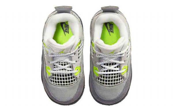 Nike Air Jordan 4 Retro Se Td Basketball Sko Til Børn Grå
