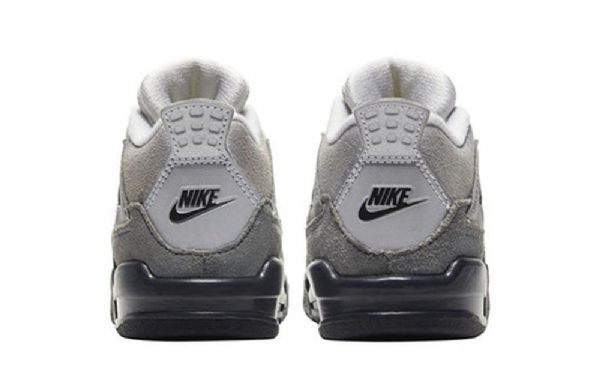 Nike Air Jordan 4 Retro Se Td Basketball Sko Til Børn Grå
