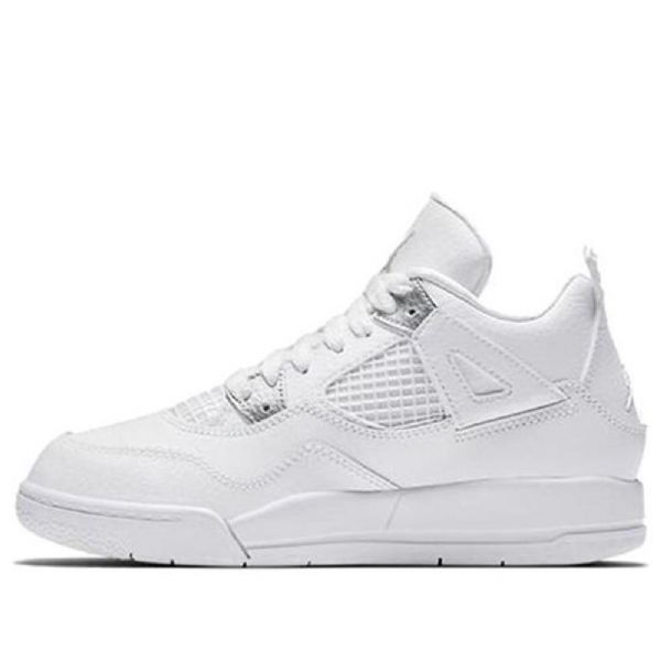 Nike Air Jordan 4 Retro Td Basketball Sko Til Børn Hvid
