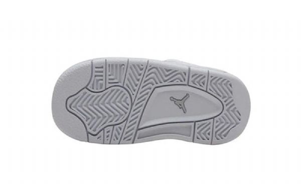 Nike Air Jordan 4 Retro Td Basketball Sko Til Børn Hvid