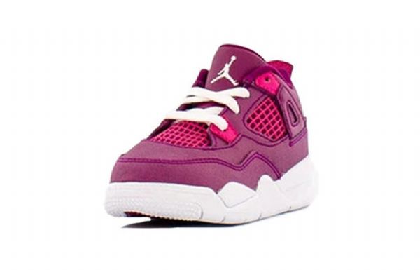Nike Air Jordan 4 Retro Td Basketball Sko Til Børn Lilla