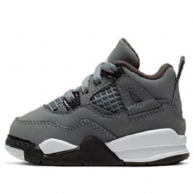 Nike Air Jordan 4 Retro Td Basketball Sko Til Mænd Grå