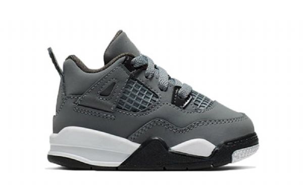 Nike Air Jordan 4 Retro Td Basketball Sko Til Mænd Grå