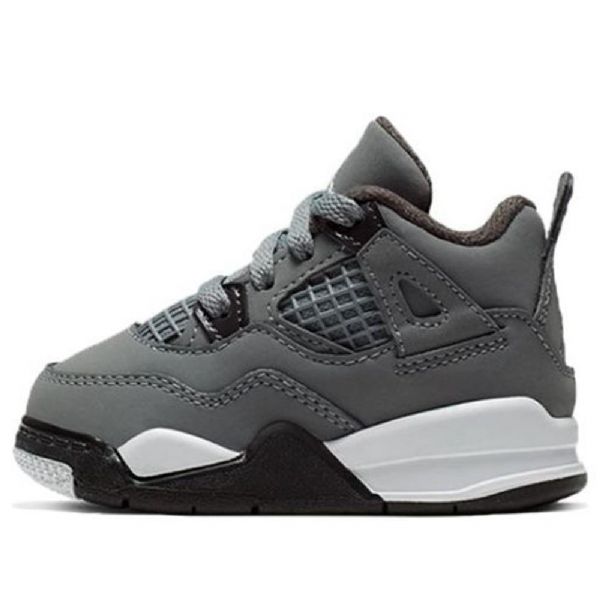 Nike Air Jordan 4 Retro Td Basketball Sko Til Mænd Grå