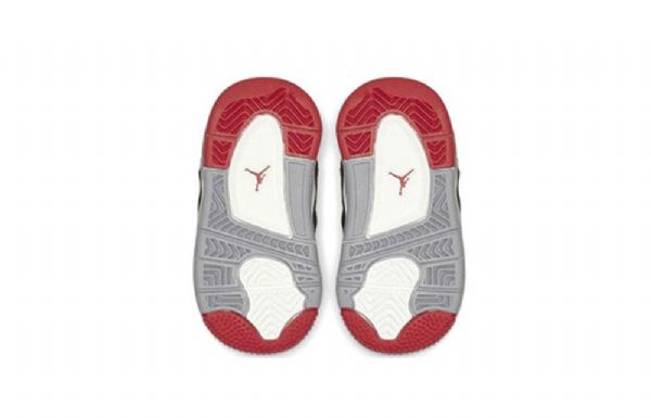 Nike Air Jordan 4 Retro Td Basketball Sko Til Mænd Sort Rød