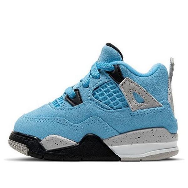 Nike Air Jordan 4 Retro Td Sko Til Børn Blå