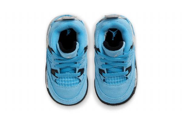 Nike Air Jordan 4 Retro Td Sko Til Børn Blå