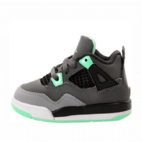 Nike Air Jordan 4 Retro Td Sko Til Børn Grøn