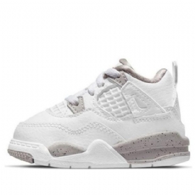 Nike Air Jordan 4 Retro Td Sko Til Børn Hvid