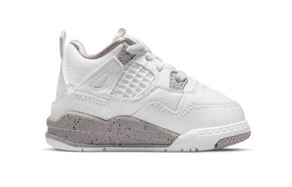 Nike Air Jordan 4 Retro Td Sko Til Børn Hvid
