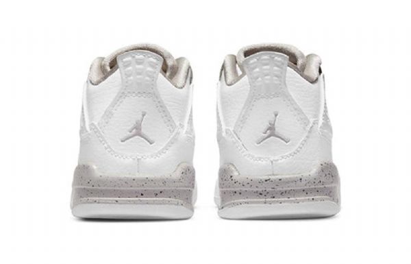 Nike Air Jordan 4 Retro Td Sko Til Børn Hvid