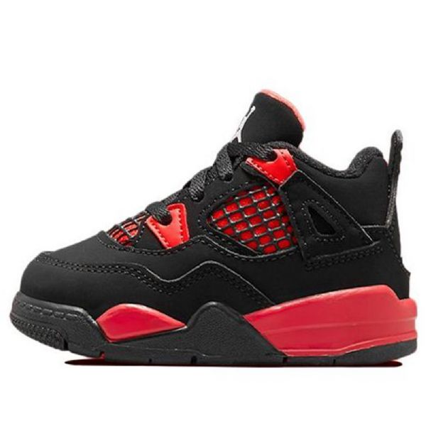 Nike Air Jordan 4 Retro Td Sko Til Børn Rød