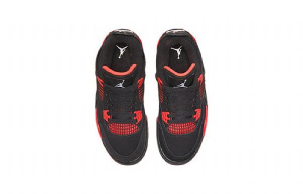 Nike Air Jordan 4 Retro Td Sko Til Børn Rød