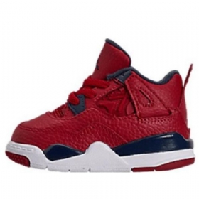 Nike Air Jordan 4 Retro Td Sko Til Børn Rød