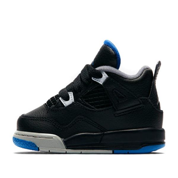 Nike Air Jordan 4 Retro Td Sko Til Børn Sort