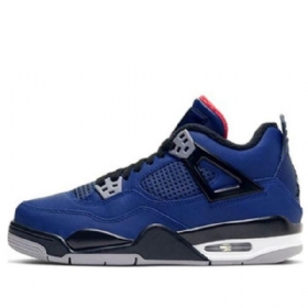 Nike Air Jordan 4 Retro Wntr Gs Basketball Sko Til Mænd Blå