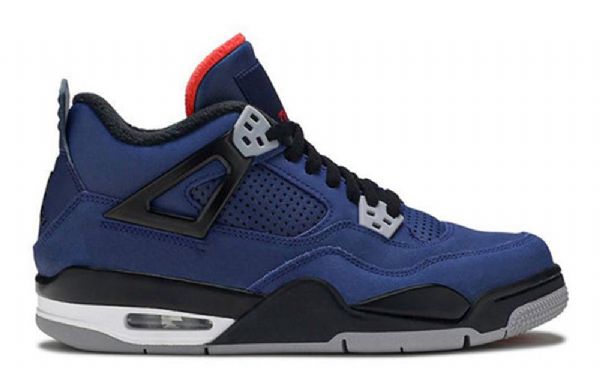 Nike Air Jordan 4 Retro Wntr Gs Basketball Sko Til Mænd Blå