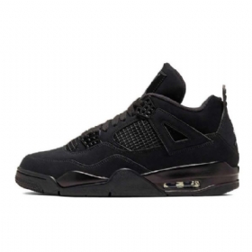 Nike Air Jordan 4 Sko Til Mænd Sort