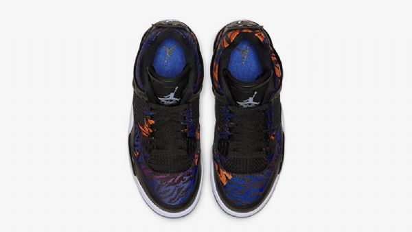 Nike Air Jordan 4 Sko Til Mænd Sort Flerfarvet
