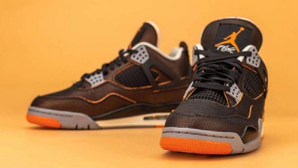 Nike Air Jordan 4 Starfish Sko Til Mænd Brun