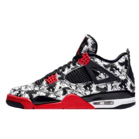 Nike Air Jordan 4 Tattoo Sko Til Mænd Flerfarvet