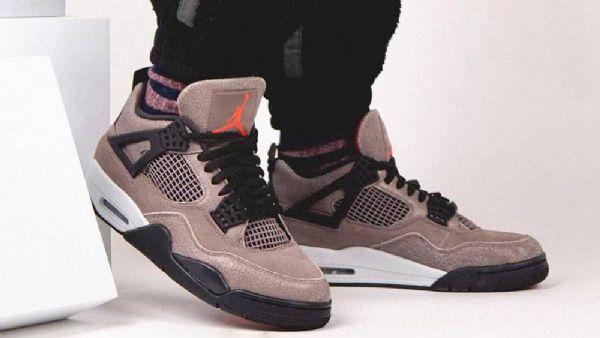 Nike Air Jordan 4 Taupe Haze Sko Til Mænd Brun