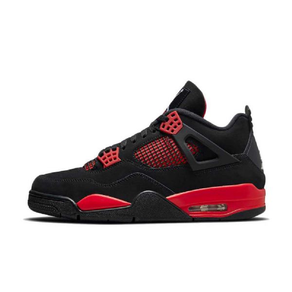 Nike Air Jordan 4 Thunder Sko Til Damer Sort Rød