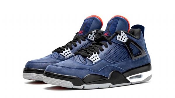 Nike Air Jordan 4 Vinter Loyal Sko Til Damer Blå