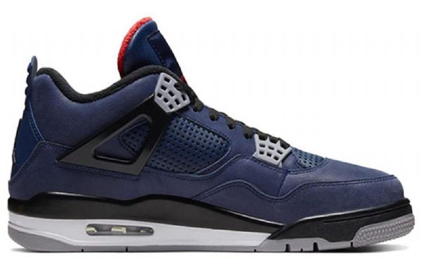 Nike Air Jordan 4 Vinter Retro Basketball Sko Til Mænd Blå