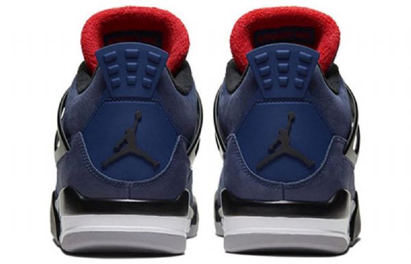 Nike Air Jordan 4 Vinter Retro Basketball Sko Til Mænd Blå