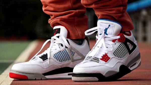 Nike Air Jordan 4 What The 4 Sko Til Mænd Hvid