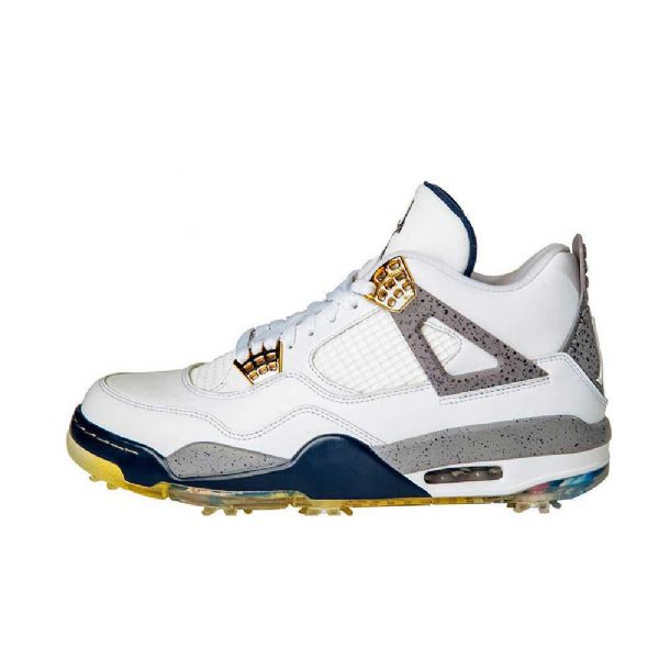 Nike Eastside Golf Air Jordan 4 Golfsko Til Mænd Hvid