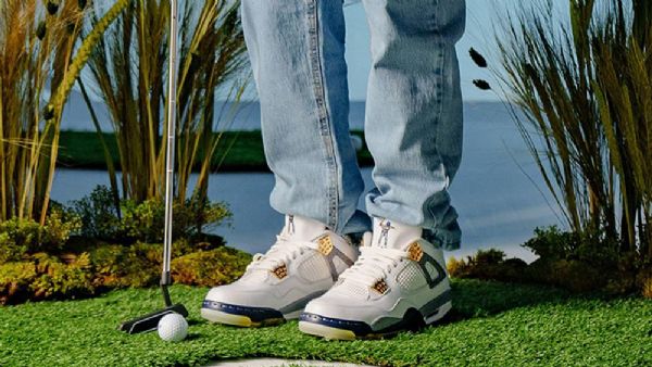 Nike Eastside Golf Air Jordan 4 Golfsko Til Mænd Hvid