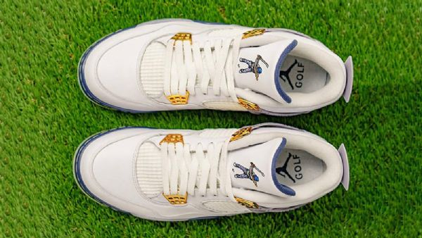 Nike Eastside Golf Air Jordan 4 Golfsko Til Mænd Hvid