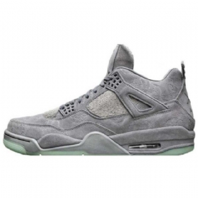 Nike Kaws Air Jordan 4 Sko Til Mænd Grå