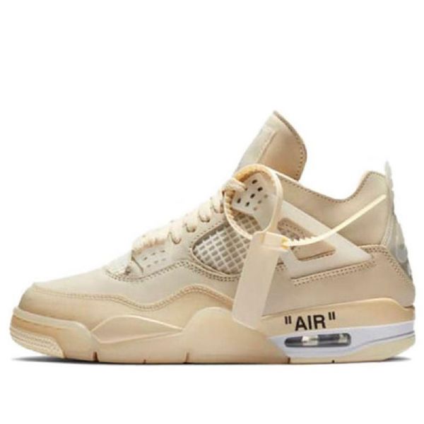 Nike Off-white Air Jordan 4 Sp Retro Basketball Sko Til Damer Khaki