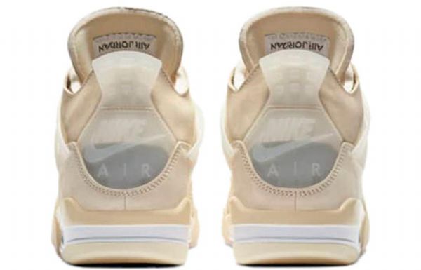 Nike Off-white Air Jordan 4 Sp Retro Basketball Sko Til Damer Khaki