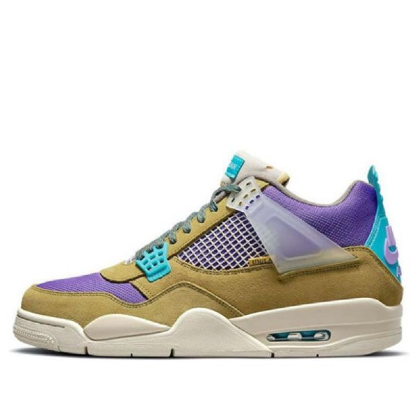 Nike Union La Air Jordan 4 Retro Basketball Sko Til Mænd Flerfarvet