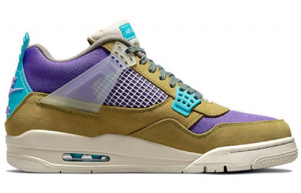 Nike Union La Air Jordan 4 Retro Basketball Sko Til Mænd Flerfarvet