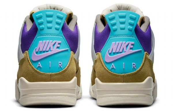 Nike Union La Air Jordan 4 Retro Basketball Sko Til Mænd Flerfarvet