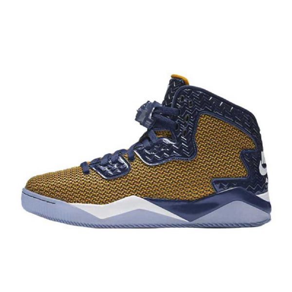 Nike Air Jordan Spike Forty Leaf Sko Til Mænd Guld
