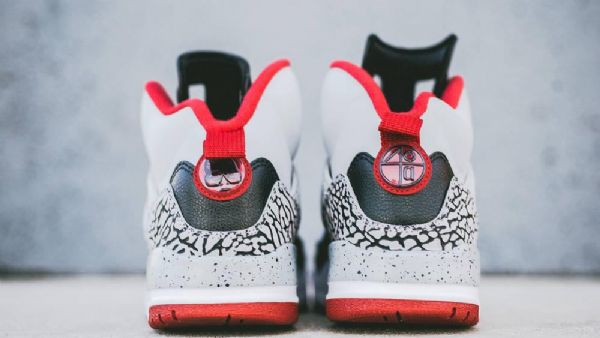 Nike Air Jordan Spizike Sko Til Mænd Grå Rød