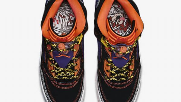 Nike Air Jordan Spizike Tasmanian Devil Sko Til Mænd Hvid Orange
